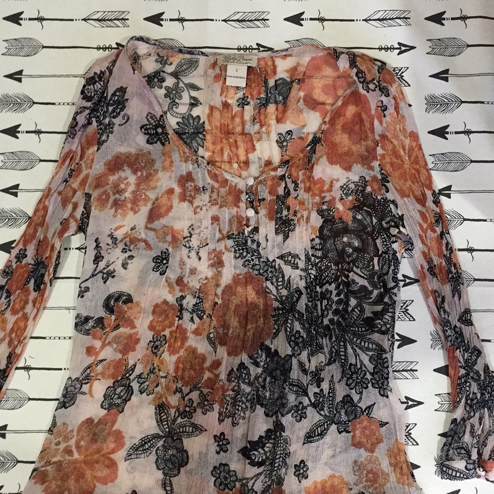 Lucky Brand blouse size small